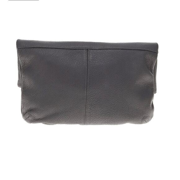 Talbots gray fold over clutch - Picture 2 of 12